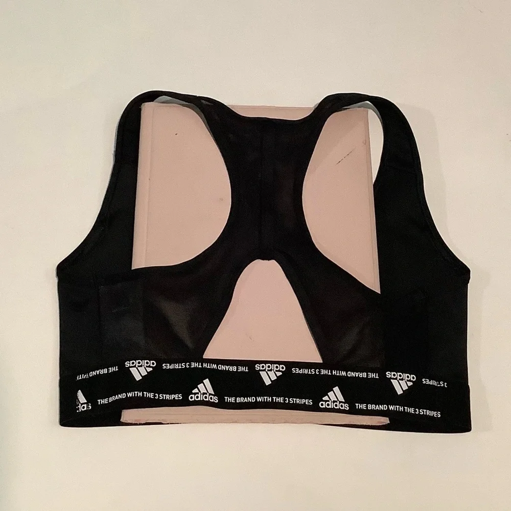Adidas Women's Black Racerback Sport Bra Sz S